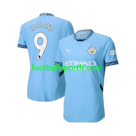 Tenue Manchester City Erling Haaland 9 Domicile 2024-2025 Maillot de Foot